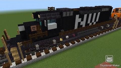Minecraft Norfolk & Western Sd40-2 Locomotive Tutorial