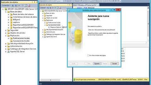 Replicacion Instantaneas SQL SERVER 2014