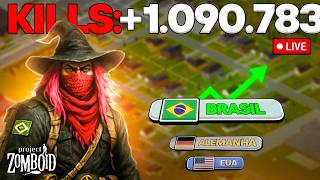 🔴 AO VIVO | 1 MILHÃO DE KILLS | 8 ANOS | MUNDIAL ZOMBOID 🇧🇷