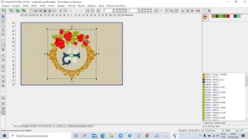 Como colocar duas matrizes diferentes no embird 2015