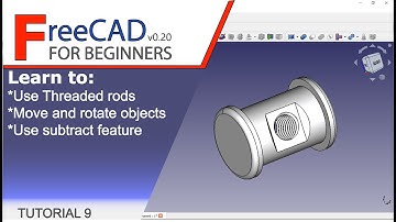 FreeCAD 0.20 Beginners tutorial 9: PartDesign, Part and Fasteners workbench trick