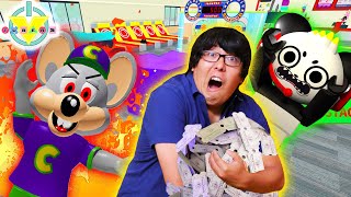 Escape Chuck E Cheese Roblox Obby With Chuck E Cheese Lets Play With Ryans Daddy