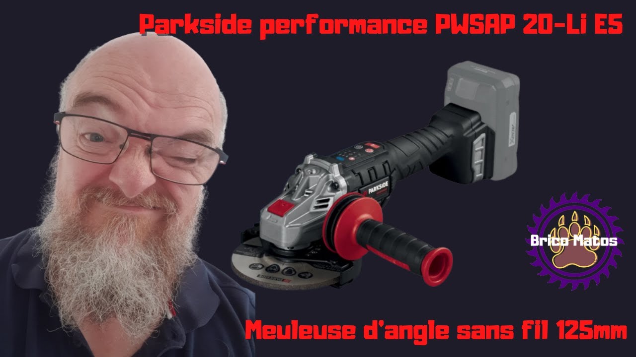 Parkside PWSA 20-Li C3 Meuleuse D'angle Sans Fil 20 V - Pour Meuler Et - Foto 2