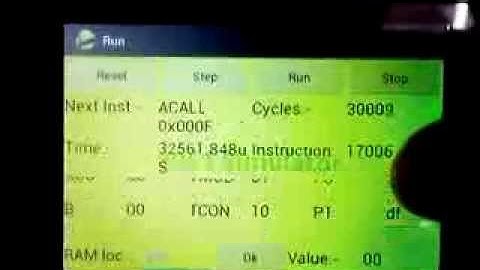 Overview of The 8051 Simulator Pro for Android
