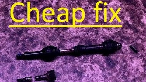 slash 4x4 broken axle fix. CHEAP