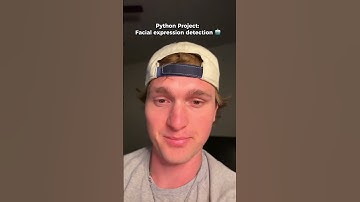 Python Project: facial expression detection