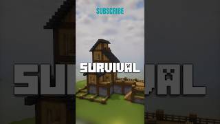 Survival Base  #buildtutorial #minecraft #mctutorial #minecraftbuilding #minecrafttutorial #mctuto