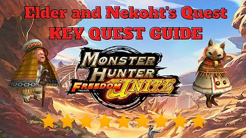 MHFU - Elder & Nekoht's Key Quest Guide