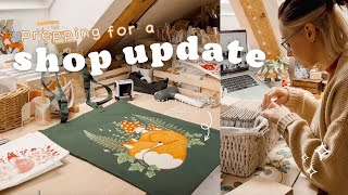 Small Business Studio Vlog 29 ✿ Preparing for the biggest shop update of the year