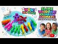 Slime Safari Adventure! 🦁 Rainbow Animals &amp; Glitter Slime Fun