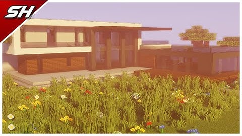 MINECRAFT : HOW TO BUILD A MODERN HOUSE #2 (TUTORIAL) PART 2