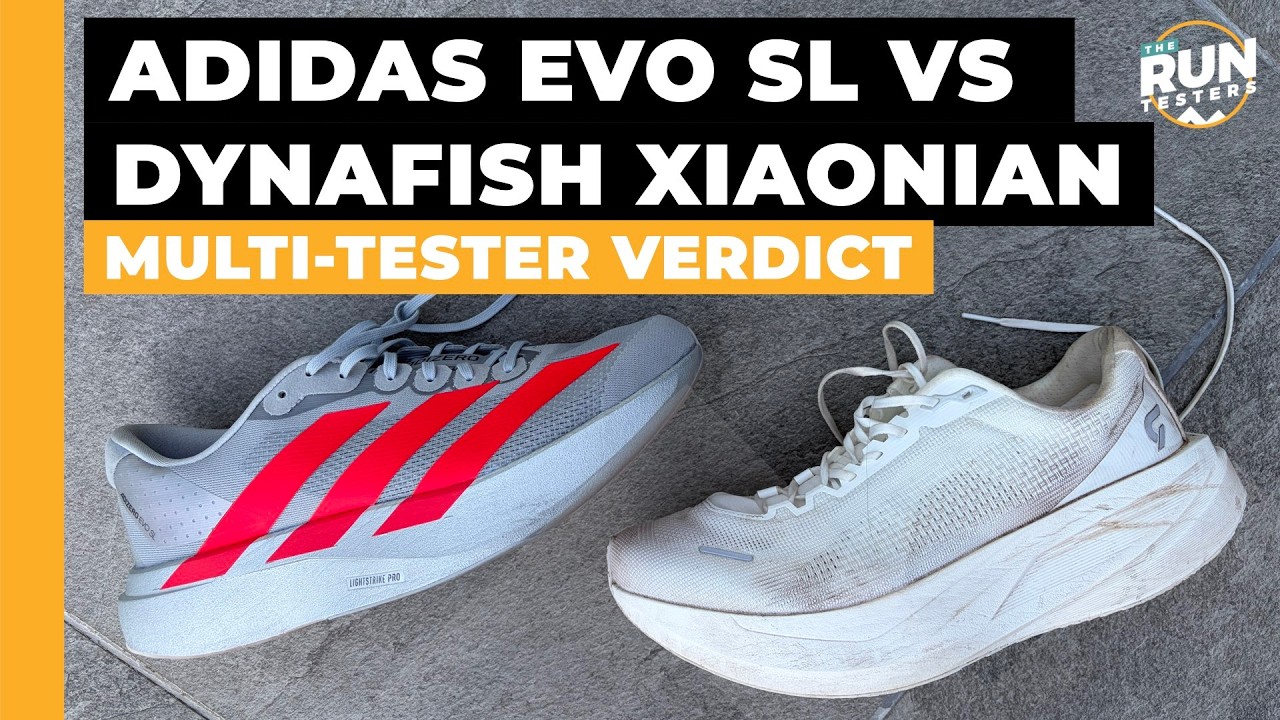 Dynafish Xiaonian vs Adidas Evo SL: Two runners compare the lightweight all-rounders
