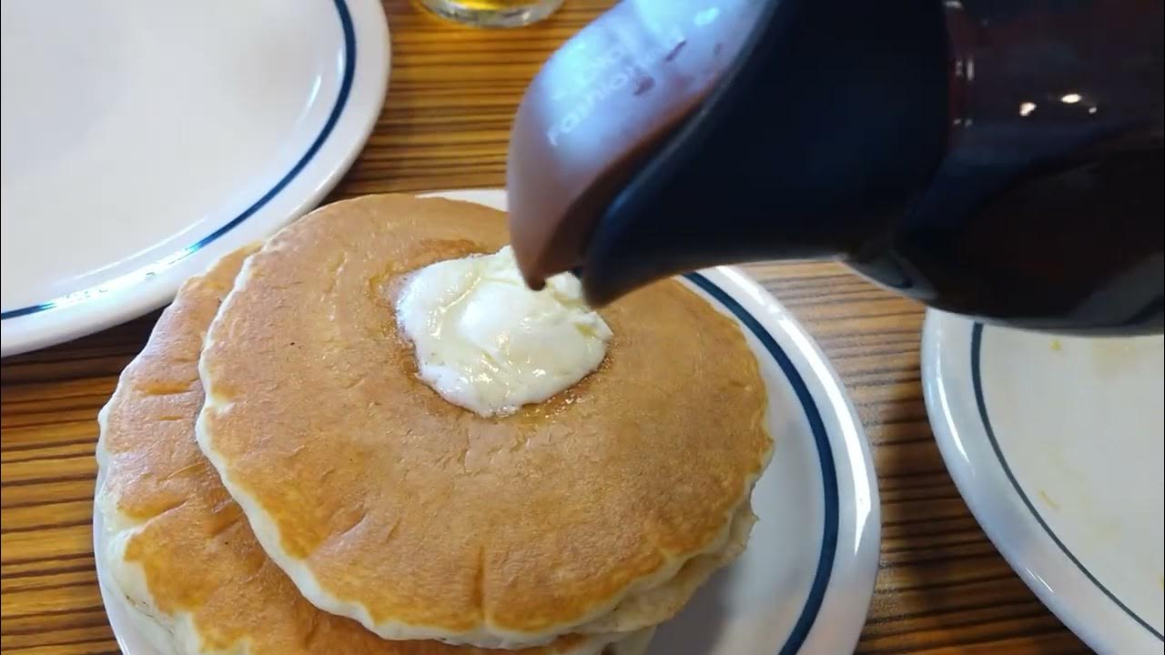 Which syrup did Apefather choose for his pancakes at IHOP? amc ihop 