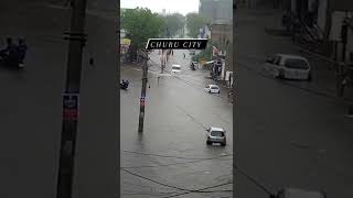 Churu City 🌆 me barish // Amezing rain 🌧️☔ \\ 😘😘 #shorts #churu