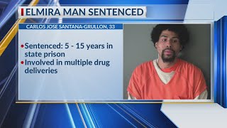 Elmira man sentenced for multiple drug-related crimes
