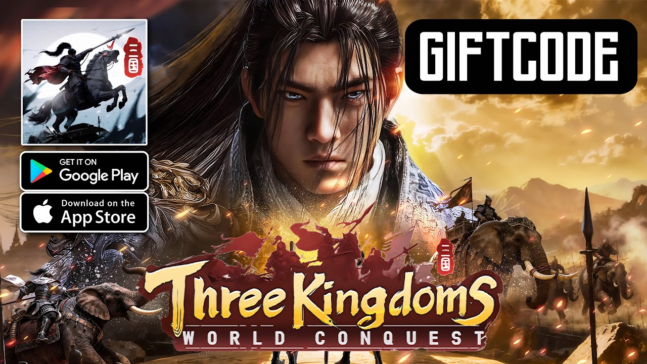 Three Kingdoms: World Conquest Gameplay & All Giftcode - Official Launch Android iOS