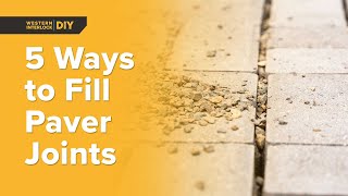 5 Ways to Fill Paver Joints: Dry Sand, Polymeric Sand, Joint Compound, Crushed Rock