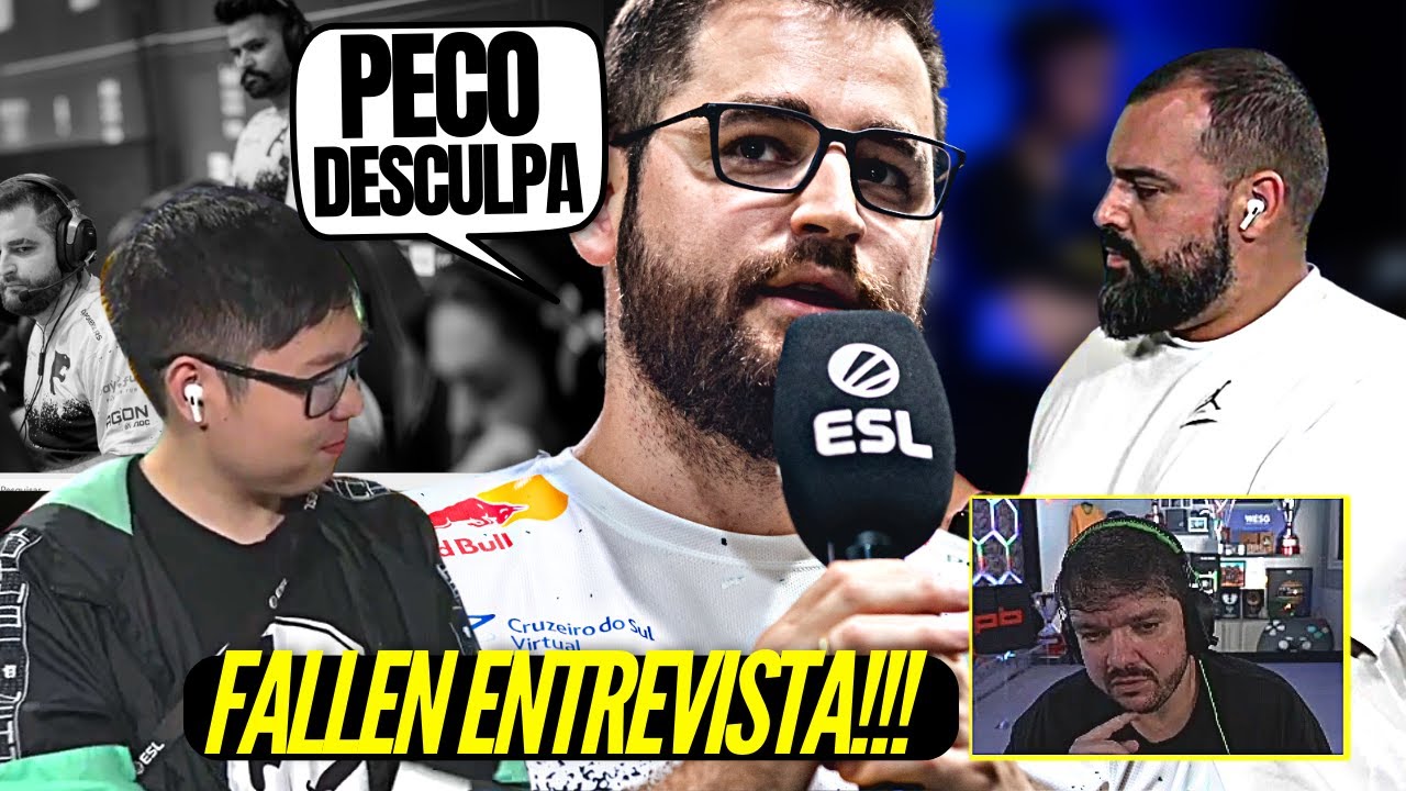 POLÊMICA. FALLEN E GAULES falando sobre VALVE NÃO PAGAR COACH! 