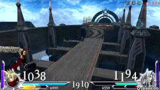 DISSIDIA FINAL FANTASY LV100 Cloud VS LV95 Sephiroth