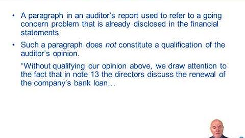 Types of Audit Report: Modified/Unmodified - ACCA Audit and Assurance (AA)