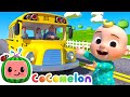 The wheels on the bus karaoke  1 hour of cocomelon  sing along with me