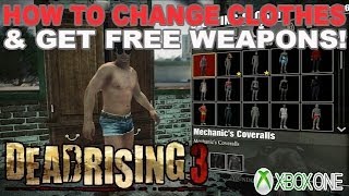 Dead Rising 3: How To Change Clothes / Get FREE Weapons (How To Find Weapon Locker Closet Locations)