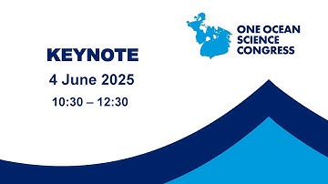 #OneOceanScienceCongress 🌊 Keynote #1
