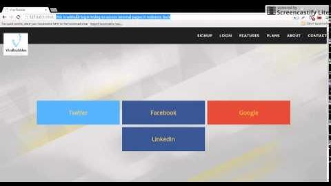 user authentication and twitter login