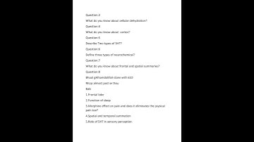 Past Paper of (psy610) Neurological Basis of Behavior