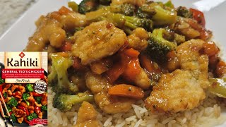 Kahiki General Tso Chicken 22inch Blackstone E-Series Indoor Griddle From Frozen Dinners