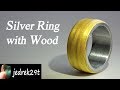 Silver Ring with Wood. Tutorial/Srebrny Pierścionek z Drewnem