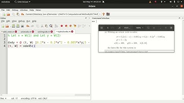 Solving a system of ODEs in Octave