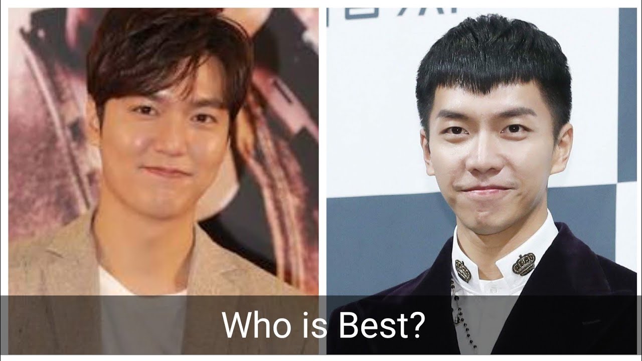 Lee Seung Gi Vs Lee Min Ho Who Is Best Youtube