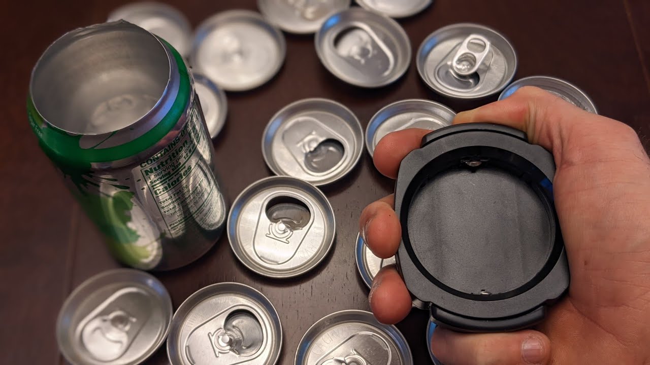 How To Remove Top Of Soda Can - SOLVED! (Top of Soda Can Opener