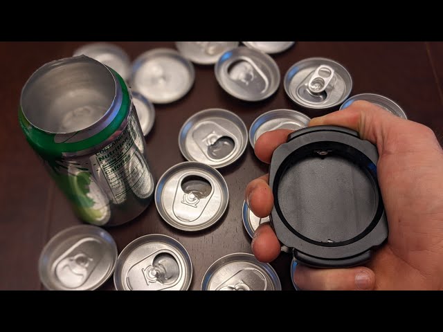 🍻 Remove the Top of Aluminum Cans with this Tool! 