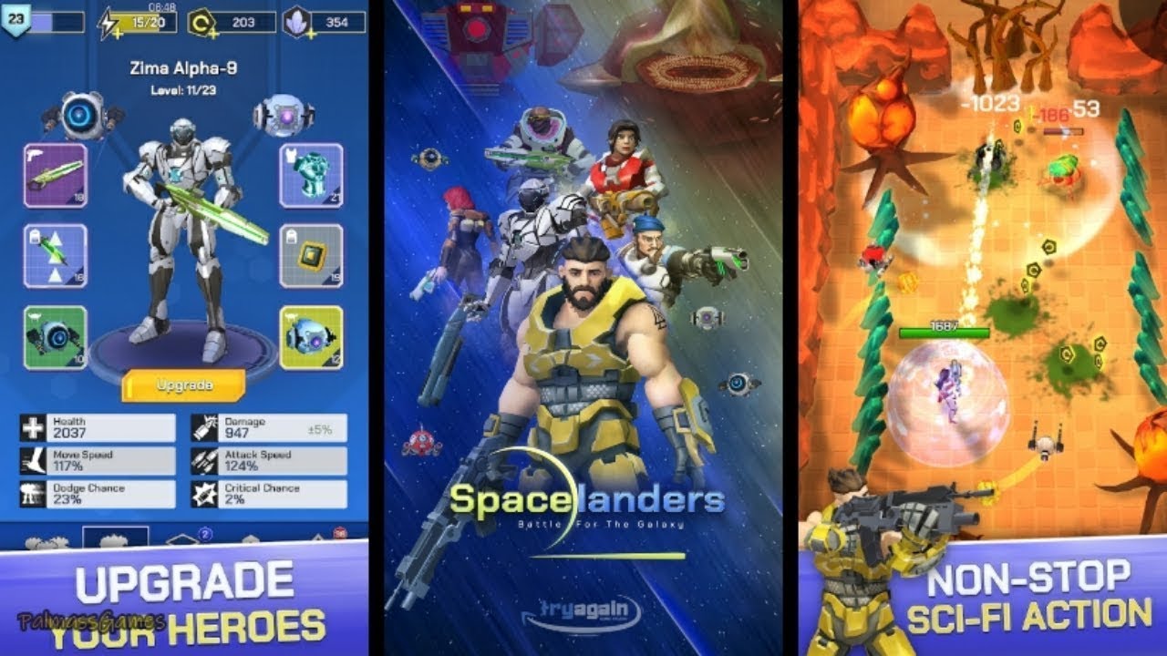 SpaceLanders เกมส์เดินตะลุยยิงไปในอวกาศ | PAPA แคสเกมส์