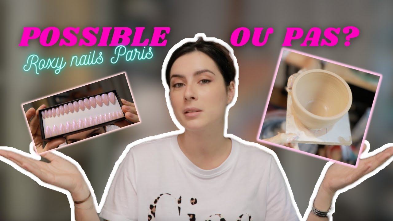 TEST POTERIE AVEC DES FAUX ONGLES (Unboxing Roxy Nails Paris) - YouTube
