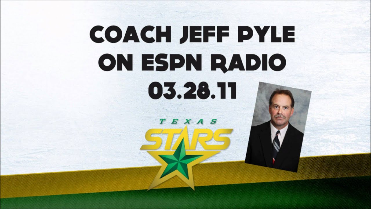 Texas Stars Coach Jeff Pyle ESPN Interview 03.28.12 YouTube