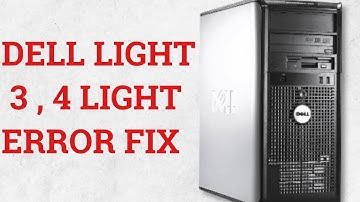 How To Fix Dell 3,4 Lights On | Dell Optiplex Error code | #Dell #Optiplex #2023