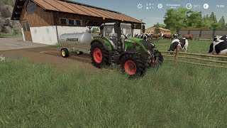 FS19 Курсплей перевозка воды