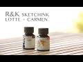 Inchiostri Sketchink Rohrer &amp; Klingner Lotte e Carmen - ink review