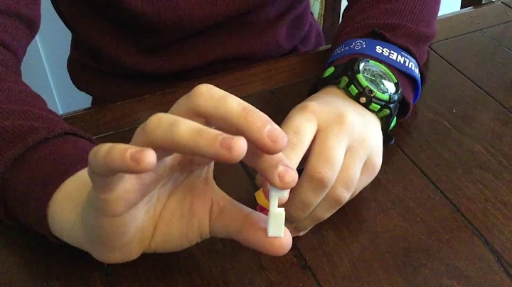 6-piece plastic Burr puzzle solution