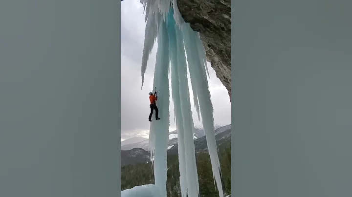 Who else wants to try ice climbing after watching this?