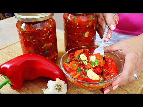 Video: Pečena Paprika Z Baziliko In česnom