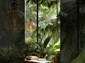 POV: You’re Reading in a Rainy Forest Library 🌧️🌿