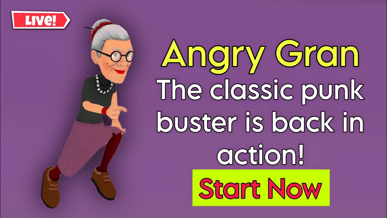 Angry Gran Run - Running Game LIVE 🔴#1 