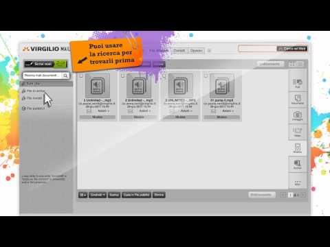 Virgilio Mail: Gestione allegati