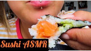 Asmr  Salmon Sashimi  Tobiko Eggs  Cone Sushi  Eating Sounds Ita