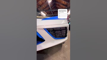 Inlays : Corvette front bumper inlays #corvette #front #bumper #wrap #shorts #inlays #prep