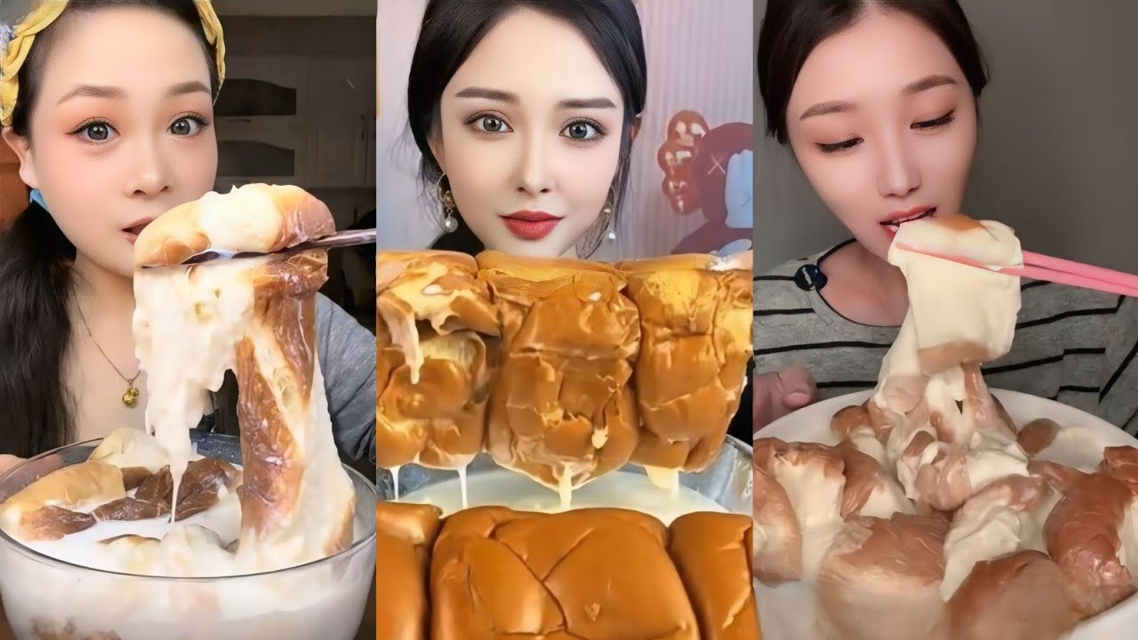 ASMR BREAD SOAKED IN MILK COLLECTION MUKBANG 디저트 먹방 | SWEET MUKBANG | EATING SHOW